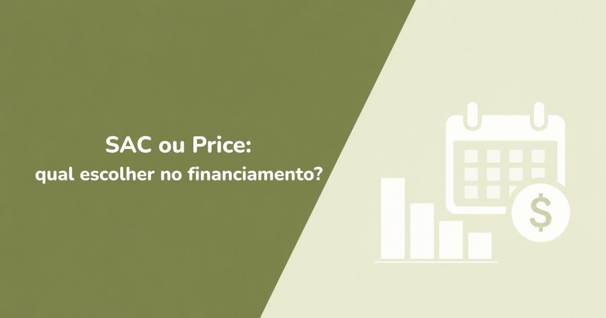Comparação visual entre os sistemas SAC e Price de financiamento